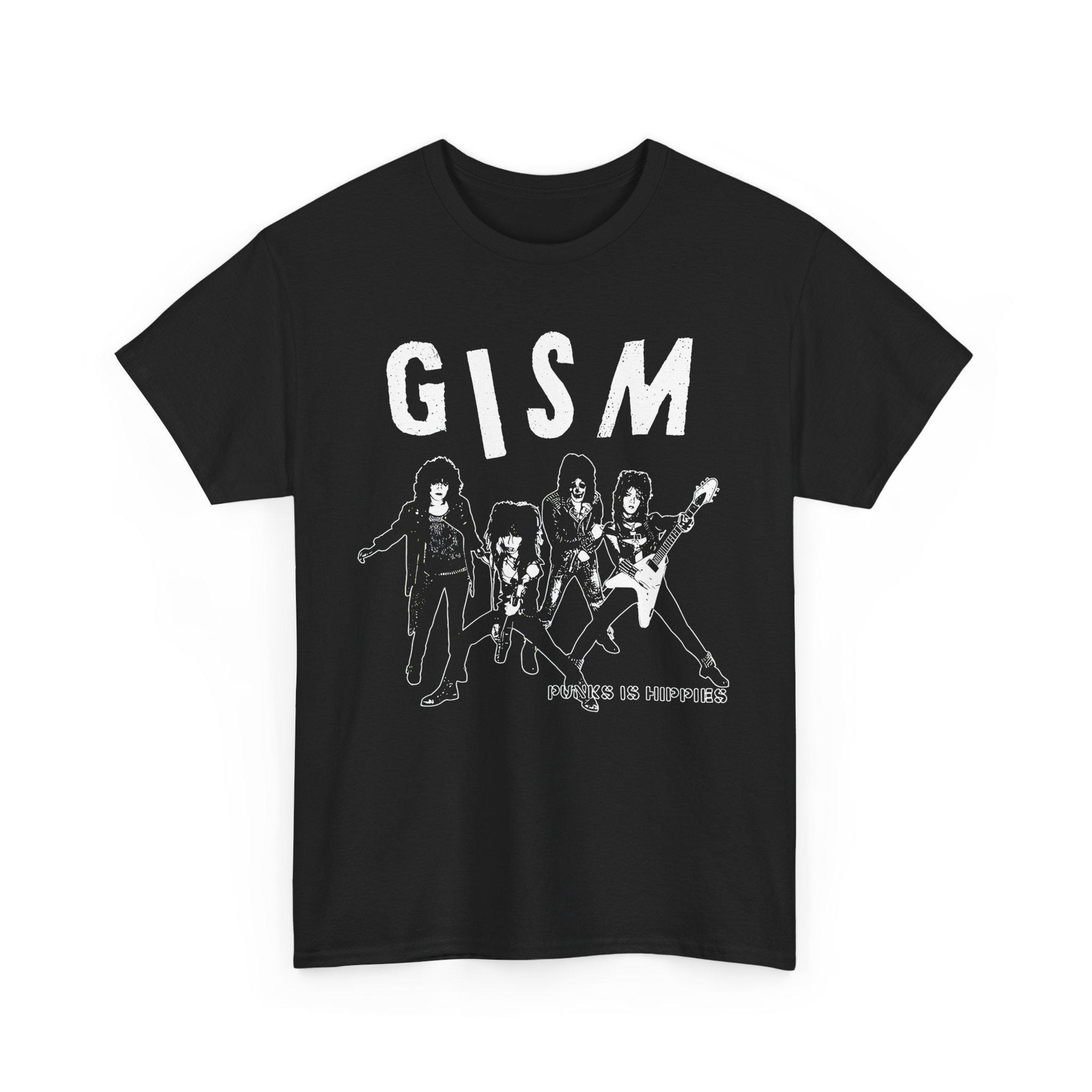 GISM 'punks is Hippies' T-shirt: Japanese Hardcore Punk Band Tee
