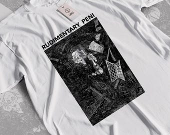 Rudimentary Peni War Punk T-Shirt, Nick Blinko Art Tee