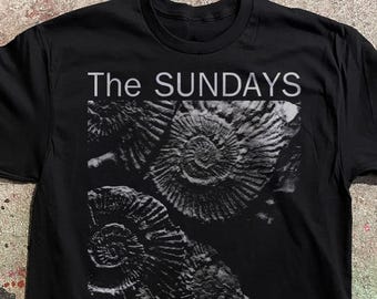 Camiseta do álbum "The Sundays Reading Writing Arithmetic", estilo Dream Pop Indie dos anos 90.