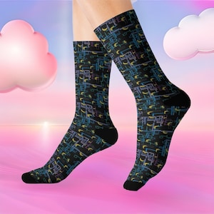 Dan Flashes Socken Ich denke, Sie sollten mit Tim Robinson ITYSL Merch Dan Flashes Kompliziertes Muster Bequeme Socken verlassen
