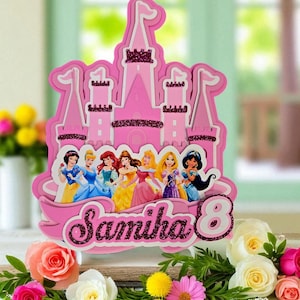 Disney Princesses Birthday Cake Toppers