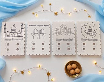 Ramadan coloring favors/cards