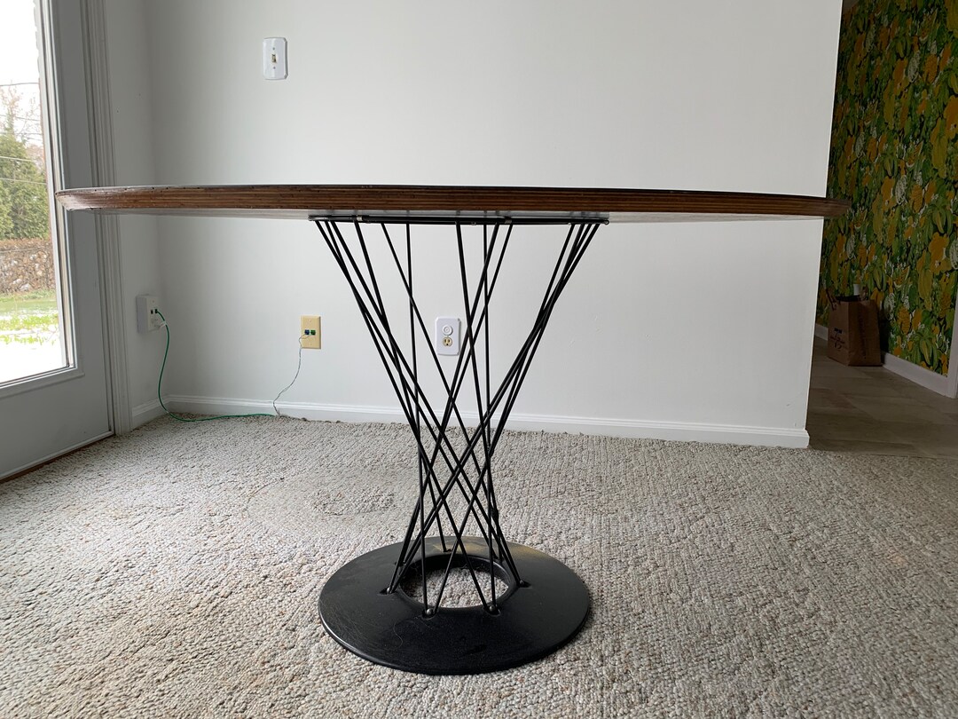 Late 1950s Isamu Noguchi Early Cyclone Table, 48 Inch Diameter Dining ...