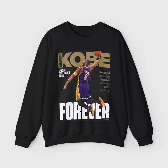Kobe Bryant Forever Sweatshirt Black Mamba Sweater NBA Los Angeles Lakers Basketball Sport Vintage American La Basketball Fan Gift Sweater Etsy