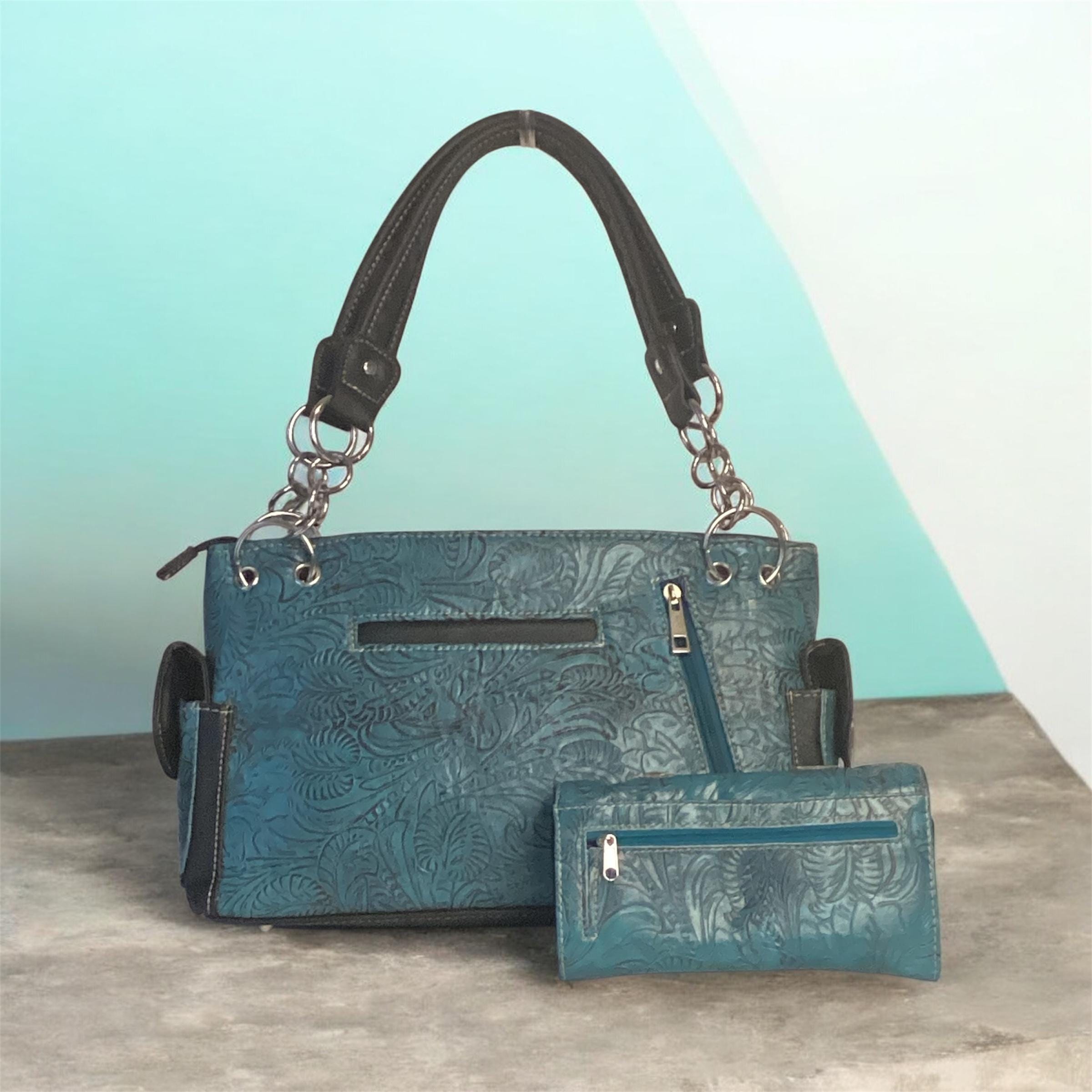 Western Style Purse Women Wallet Set Handbag Religious Gift 