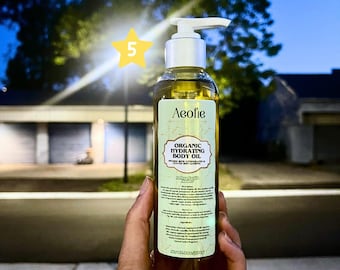 Organic Amber Body Oil: Silky Glow, Healing & Antioxidant Rich