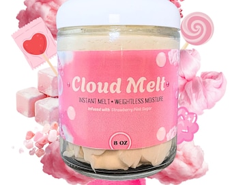Cloud Melt Whipped Body Butter | Vanilla, Strawberry Pink Sugar Scent