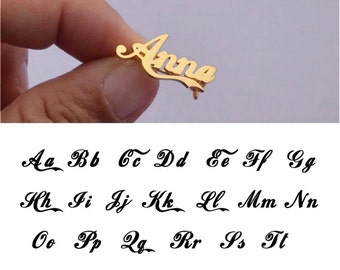 Broche con nombre personalizado: Pin de solapa personalizado de acero inoxidable