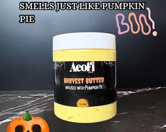 Pumpkin Pie Whipped Body Butter, Hydrating, Fall Scented
