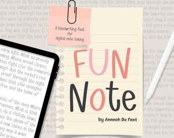 Neat Handwriting font for goodnotes notetaking digital font handwriting for iPad procreate font cute handwritten font for goodnotes font