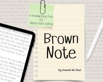 Neat Handwriting font for goodnotes notetaking digital font handwriting for iPad procreate font cute handwritten font for goodnotes font
