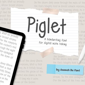 Neat Handwriting font for goodnotes notetaking digital font handwriting for iPad procreate font cute handwritten font for goodnotes font