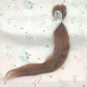 Premium Mohair Light Brown Reborn
