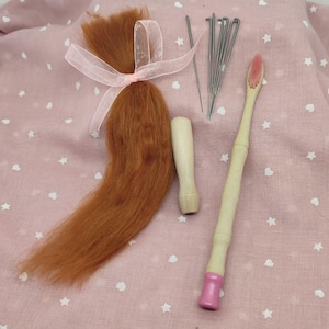 Redhead rooting set for reborn babies