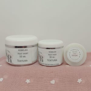 Skin texture heat set paint reborn