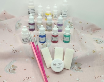 Set pequeño de pinturas de secado al aire para reborn