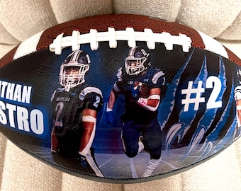 Custom Football Gift, Personalized Football with Photos