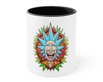 Rick and Morty, Coffee Mug, 11oz, Smoke