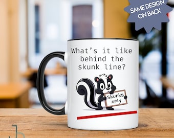 Caneca Cribbage Skunk Line, presente divertido para jogador de Cribbage