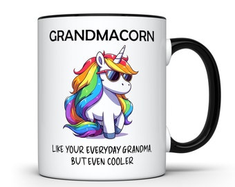 Grandma Unicorn Coffee Mug, Funny Pun Gift