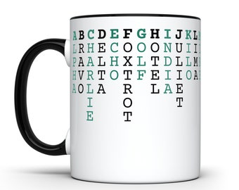Phonetic Pilot Mug, Ceramic Coffee Mug for Aviation Enthusiasts, Coffee Mug, Gift for Him, Gift for Her