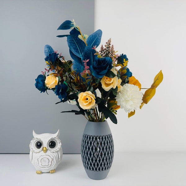 Vase Gris Ouréa Cadeaux Pour Elle Parfait Pour Fleurs Séchées