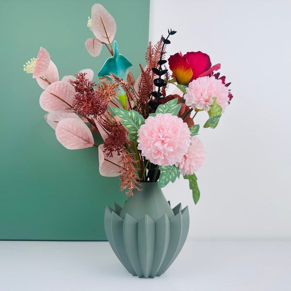Vase tendance Arrondis pour une Décoration Douce - Parfait Pour Fleurs Séchées - Cadeau Unique - Décoration Intérieur