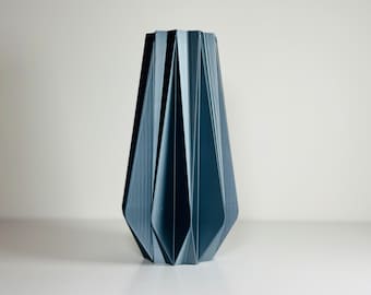 Origami-Vase aus Chrom, skulpturale Vasen für inspirierende Dekoration, Heimdekoration, Geschenke, Dekor, Hochzeit, Geschenk für Sie