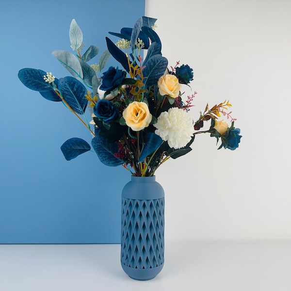 Vase Quadrillé Élégance Géométrique Pour Un Design D'Intérieur Contemporain