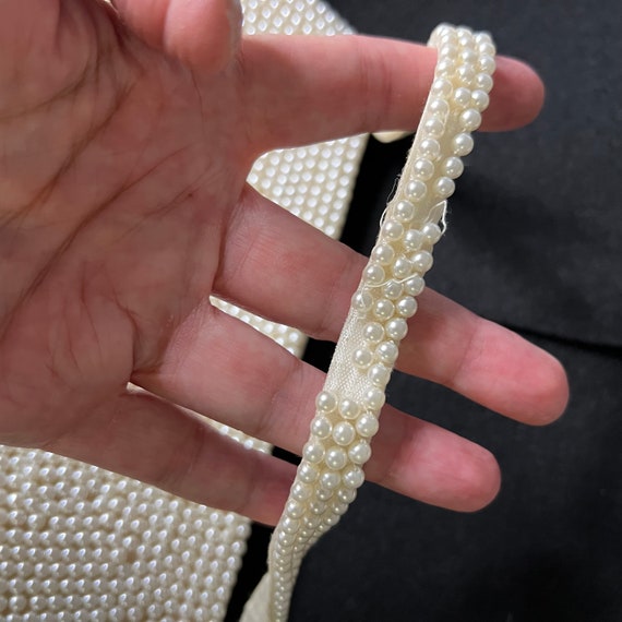 Vintage Pearl Encrusted Purse, Japan - image 3