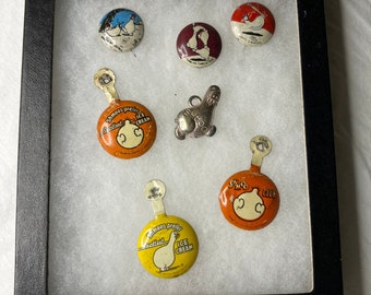 Vintage Schmoo Pins 1950’s Memorabilia - Lot of 7