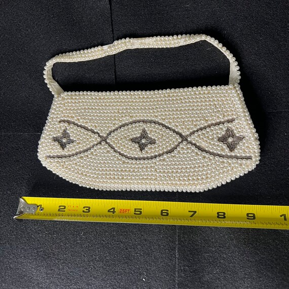 Vintage Pearl Encrusted Purse, Japan - image 7