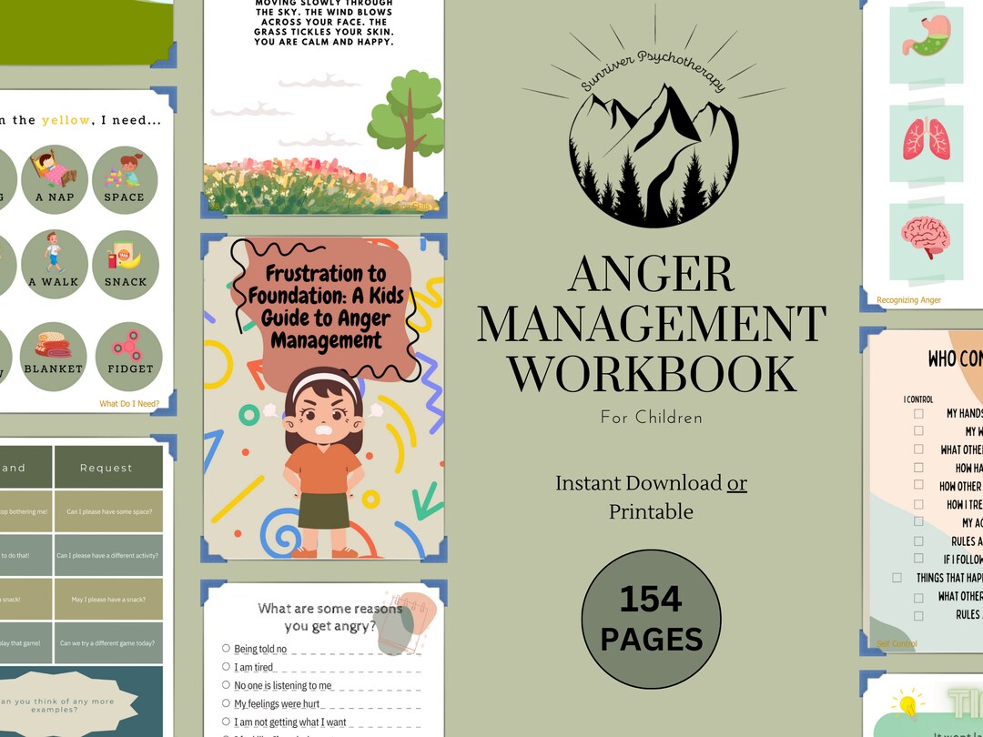 Anger Management for Children - Etsy