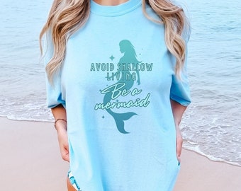 Mermaid Top Mermaidcore Ocean Inspired Style Mermaid Core Mermaidcore Clothing Coconut Girl Shirt Beachy Shirts Coconut Girl Clothes