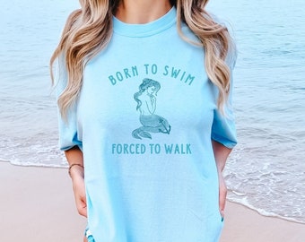 Zeemeermintop Mermaidcore Oceaan geïnspireerde stijl Mermaid Core Mermaidcore-kleding Kokosnoot meisjesshirt Beachy shirts Kokosnoot meisjeskleding