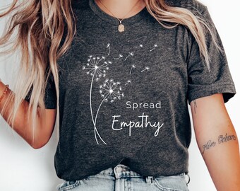 Dandelion Shirt Pressed Flower Shirt Social Worker Shirt Be A Kind Human You Are Enough Shirt I Am Enough Shirt Practice Self Love Shirt