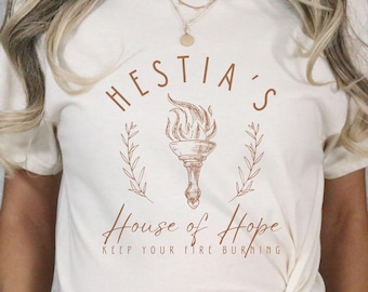 Hestia Shirt griechische Mythologie Shirt Literatur Shirt Olympus Shirt griechische Götter Shirt griechische Göttin Shirt Antikes Griechenland Shirt Homebody Shirt