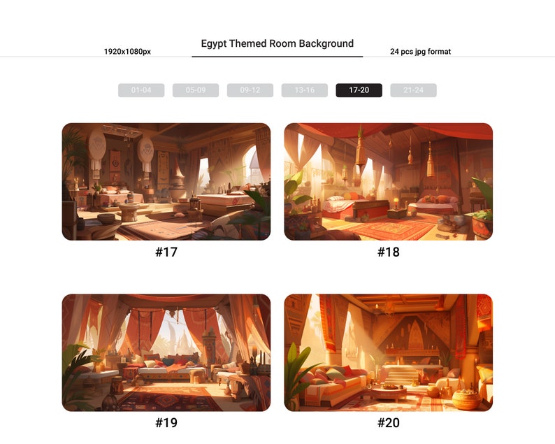 Puede incluir: Una ilustraci&oacute;n digital de una habitaci&oacute;n con tem&aacute;tica egipcia. La habitaci&oacute;n est&aacute; decorada con muebles, alfombras y l&aacute;mparas ornamentados. Las paredes son de un color marr&oacute;n c&aacute;lido y las ventanas est&aacute;n adornadas con cortinas pesadas. La habitaci&oacute;n est&aacute; iluminada por el c&aacute;lido resplandor del sol que brilla a trav&eacute;s de las ventanas.