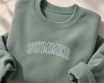 Summer Sweatshirt, Gift for Beach Lover, Beach Pullover, Women's Sweatshirt, Vacation Shirt