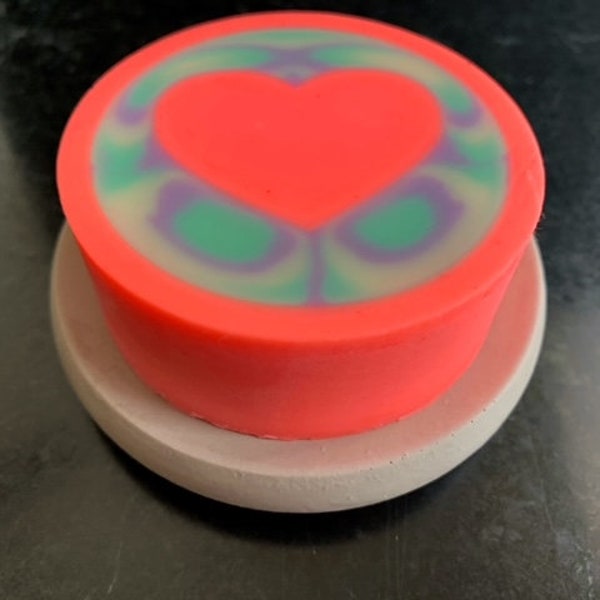 Love Child Soap | Lovespell Dupe Soap | Handmade Soap | Gift for Her | Heart Soap | Pink Soap | Soap Art | Kids Soap | Girl Soap
