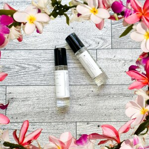 Leid-parfumroller met biologische MCT-olie | Parfum voor onderweg | Ftalaatvrij parfum | Geïnspireerd door een Hawaiiaanse lei