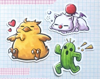 Final Fantasy Creatures Vinyl-Aufkleber