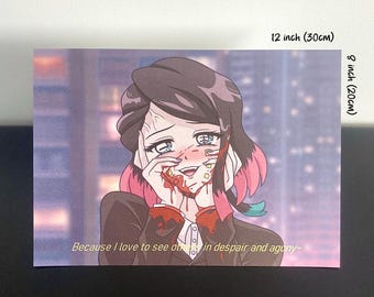 Retro Anime Enmu Kunstdruck