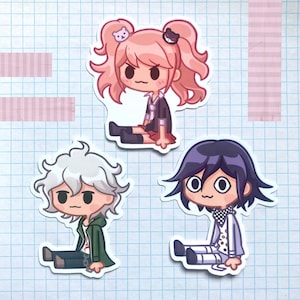 Danganronpa Antag Vinyl Stickers