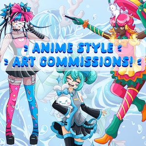 FERMÉ | Commande d'art numérique style anime