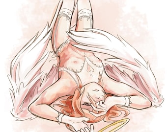Angel Devil Art Print