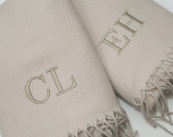 Personalised Embroidered Scarfs, Gifts For Her, Teacher Gifts