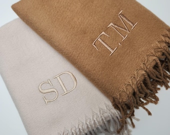 Personalised Embroidered Scarfs, For Her, For Him, Teacher Gifts,