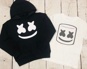 Marshmello Tshirt, Hoodies, Boys and Girls Clothing