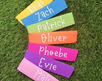 Personalised Ice Pole Holders, Ice Lolly Holders, A Summer Must Have, Washable Ice Pole Holders